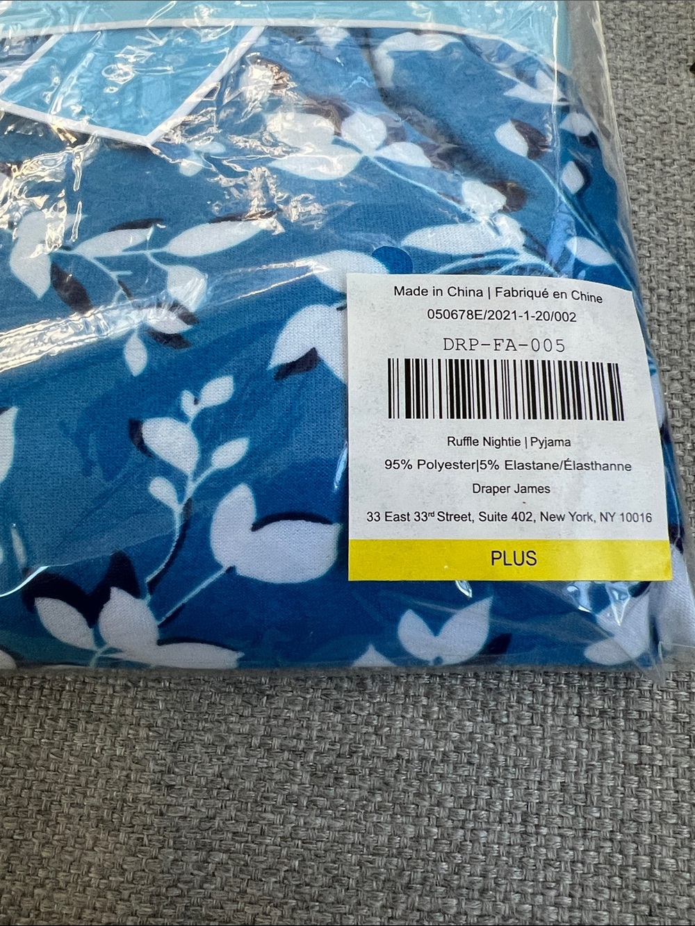 NWT Draper James Ruffle Nightie Plus XXL/XXXL - Picture 4 of 6